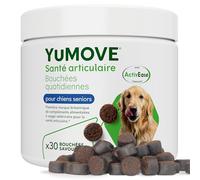 YuMOVE Arthrose Chien pour Chiens Seniors 8+ Ans 30 Bouchées - Formule Avancée avec 150mg de Complexe ActivEase par Bouchée + Huile de Poisson - Moule Verte & Oméga-3 Quotidienne Soutien Articulation
