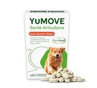 YuMOVE Articulation Chien Comprimés Jeunes Chiens Jusqu'à 5 Ans - 60 Comprimés - Brevet en Instance ActivEase Moule Verte Chien, Glucosamine et Chondroïtine - Complément Articulation Quotidien
