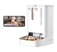 Petkit Distributeur de croquettes automatique YumShare Dualhopper connecté double avec caméra 5L Blanc