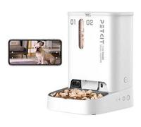 Petkit Distributeur de croquettes automatique YumShare Dualhopper connecté double avec caméra 5L Blanc