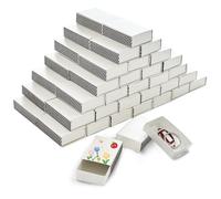 YumSur Lot de 60 boîtes vierges pour allumettes - Boîtes de rangement vierges pour invités, mariage, fête prénatale, remise de diplôme, 5,7 x 3,6 x 1,5 cm