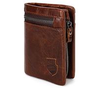 YumSur Portefeuilles Homme,Etui RFID Blocage Contre Piratage Bancaire - Mince Porte-Monnaie avec Clip en Métal - Porte-Carte de Crédit Sécurisé - Porte-Cartes