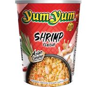 YumYum Instantané Asiatique Soupe de Nouilles Cup au goût de crevettes 70g