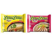 YumYum Nouilles Instantanées 60g par Sachet - Lot de 15 sachets saveur poulet+15 sachets saveur canard ou 30 sachets saveur poulet+30 sachets saveur canard - Expédition par la sté Bo Time (30) (30)