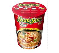 YumYum Nouilles Instantanées 70g/Bol - Lot de 12 Bol - Livraison Gratuite France - Expédition depuis France par la sté Bo Time (Crevette)