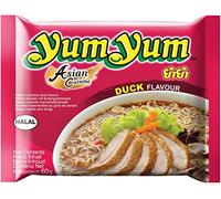 Yumyum Nouilles Instantanées au Canard, Soupe de Nouille saveur Canard 60g (Carton de 30 sachets)