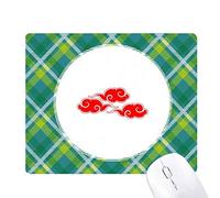 Yun Ji Xiang Happy China Tradition réseaux verte grille pixel tapis de souris