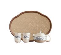 Yun Yin Fei Long Ride Shi Pot pour le Kung Fu Ménage Service à Thé - Un pot et deux tasses [Assiette bégonia]