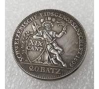 YunBest 1809 Monnaies Franc suisses Francs Old Monnaie-Vieille Suisse Pièce Suisse -Outil d'enseignement Non circulé pour Les Enfants - Artisanat Fait Main BestShop