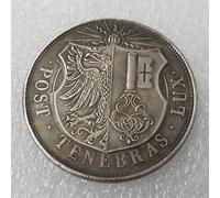 YunBest 1848 Pièce de Monnaie Ancienne en Franc Suisse - Pièce de Monnaie Ancienne Originale Suisse - Brillante Non circulée ou à Collectionner État BestShop