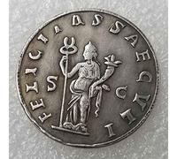 YunBest Ancienne pièce romaine antique - Roi philosophe - Pièces de l'Empire romain - Pièce commémorative porte-bonheur - Découvrez l'histoire des pièces BestShop