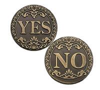 YunBest Bronze Tridimensionnel Gaufré YES OU NO Classy Coin Collection Love Gold Coin BestShop