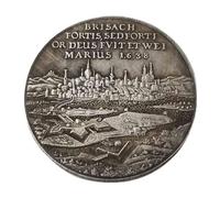 YunBest Pièce antique allemande de 1638 - Médaille allemande - Pièce commémorative non circulée - Découvrez l'histoire - BestShop