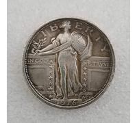 YunBest Pièces de monnaie anciennes Rare Great United States 1916 Liberty QUARTER-DOLLAR - Pièce commémorative chanceuse - Outil d'enseignement pour les enfants BestShop