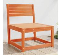 YunCangg Canapé de jardin en pin massif marron ciré - 63,5 x 73 x 78 cm - Résistant aux intempéries - Pour jardin, balcon, terrasse - Avec design à lattes et disposition modulaire pour un confort