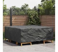 YunCangg Housse de protection imperméable 420D pour meubles de jardin, canapé, chaise, table, banc, balcon, terrasse, extérieur - Noir uni - 210 x 200 x 70 cm