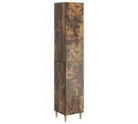 YunCangg Lot de 2 armoires en bois - 33 x 34,5 x 90 cm - Peu encombrant avec beaucoup d'espace de rangement - Combinaison polyvalente pour salon, chambre à coucher, bureau