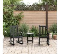 YunCangg Lot de 2 chaises à bascule pour enfants, en bois massif de peuplier noir, avec accoudoirs, dossier, pour terrasse, balcon, salon et chambre d'enfant, pour se détendre et se balancer