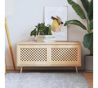YunCangg Lot de 2 portes d'armoire en bois de pin massif - 59,5 x 39,5 cm - Avec lamelles ouvertes - Pour cuisine, salle de bain, couloir, salon, penderie, rénovation et installation