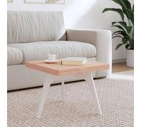 YunCangg Plateau de table carré 50 x 50 x 4 cm en bois de hêtre massif naturel pour salon projet de meuble avec coins arrondis et nettoyage facile