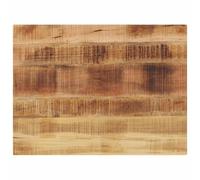 YunCangg Plateau de table en bois de manguier massif 80 x 70 x 1,5 cm rectangulaire rustique pour salon et appartement, meuble polyvalent comme table basse ou table d'appoint