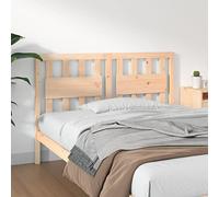 YunCangg Tête de lit rustique en pin massif 125,5 x 4 x 100 cm avec dossier pour chambre à coucher, chambre d'amis, lit double, lit simple, autoportante, à clipser, montage mural possible