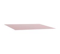 YunCangg Tissu de rechange pour auvent, rouge et blanc, 400 x 350 cm, polyester avec protection solaire résistant aux UV et tissu d'extérieur résistant aux intempéries, pour balcon, terrasse, jardin