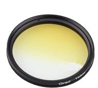 Yunchenghe 77mm Couleur Gradué Jaune Graduel Couleur Filtre Filtre À Lentille, pour Canon Nikon Sony DSLR Caméra Caméscope Objectif