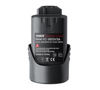 YUNCHI Batterie de rechange 3,0 Ah compatible avec le système Bosch Professional 12 V pour outils Bosch Bleu 10,8 V - 12 V