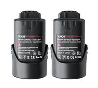 YUNCHI Lot de 2 batteries de rechange 2,0 Ah compatibles avec le système Bosch Professional 12 V pour outils Bosch Blue avec 10,8 V - 12 V