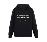 YUNDONG Les Cowboys Fringants Break Syndical Hoodies Long Sleeve Pullover Loose Hoody Sweatershirt