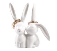 Yundu Céramique Porte-bagues lapin, Porte-bagues de mariage et de fiançailles, Porte-bijoux, Décoration de chambre Preppy, Cadeaux mignons pour femmes