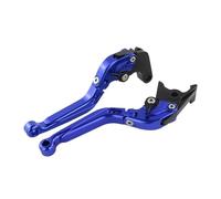 YUNDVLT Moto Leviers For V-Raptor Raptor 650 2000-2007 Raptor 1000 2001-2007 Moto Levier D'embrayage De Frein Pliable Extensible Réglable(Blu)