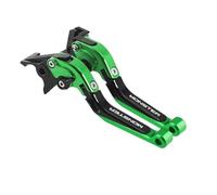 YUNDVLT Moto Leviers Leviers De Frein Et D'embrayage Extensibles Et Pliables Réglables For Moto Mon Ster 695 696 795 796 400 620/MTS S2R 800(Green)