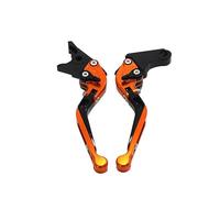 YUNDVLT Moto Leviers Leviers De Frein Et D'embrayage Réglables For Moto Mon Ster ST2 M 400 600 620 750 919 900 SS M M750IE M900 M400(Orange2)