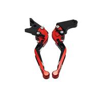 YUNDVLT Moto Leviers Leviers De Frein Et D'embrayage Réglables For Moto Mon Ster ST2 M 400 600 620 750 919 900 SS M M750IE M900 M400(Red2)