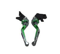YUNDVLT Moto Leviers Leviers De Frein Et D'embrayage Réglables For Moto Mon Ster ST2 M 400 600 620 750 919 900 SS M M750IE M900 M400(Green1)