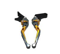YUNDVLT Moto Leviers Leviers De Frein Et D'embrayage Réglables For Moto Mon Ster ST2 M 400 600 620 750 919 900 SS M M750IE M900 M400(Gold2)