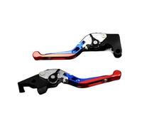 YUNDVLT Moto Leviers Leviers De Frein Et D'embrayage Réglables, Pliables Et Extensibles, Rouges, For Moto M1100 S EVO MON STER 1100 2009-2013(Blu)