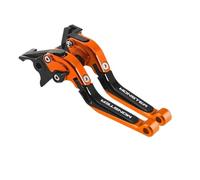 YUNDVLT Moto Leviers Nouveaux Freins For Moto Mon Ster 1200/S/R Mon Ster M1100/S/EVO, Levier De Frein Et D'embrayage Réglable, Pliable Et Extensible(MONSTER Orange)