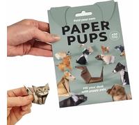 YUNFAN DIY Paper Cats,50pcs 3D Origami Kit,Sheets DIY Origami Paper to Fold Cute Cat Figures,Creative Origam Animal Kit,Fun Craft Activity for Adults,Desk Decoration & Gift for Pets Lovers (B)