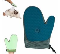 YUNFAN Gant De Toilettage Tout-en-Un pour Animaux,avec Fonction Spray Antistatique,pour éLiminer Les Poils Morts Et DéMêLer Les Poils (A)