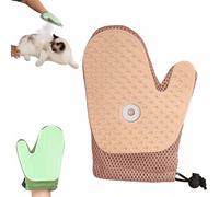 YUNFAN Gant De Toilettage Tout-en-Un pour Animaux,avec Fonction Spray Antistatique,pour éLiminer Les Poils Morts Et DéMêLer Les Poils (B)