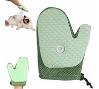 YUNFAN Gant De Toilettage Tout-en-Un pour Animaux,avec Fonction Spray Antistatique,pour éLiminer Les Poils Morts Et DéMêLer Les Poils (C)