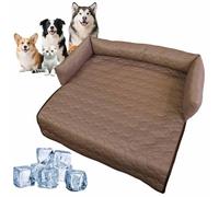 YUNFAN Heatrelief Cooling Dog Bed,Cooling Dog Beds for Car,Foldable Large Cool Bed,Durable Anti-Scratch Gel Pad,Waterproof Couch Cover,Pet Coolings Mat for Kennel,Sofa,Floor,Car (C, 70×70cm)