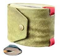YUNFAN Le Portefeuille De Caisse,Pince à Billets à AccèS Rapide,Portefeuille MagnéTique en Cuir,Les Bandes Sac à Main Pratique avec Fermoir MagnéTique,Petite Pochette Compacte De Luxe (C)