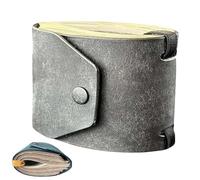 YUNFAN Le Portefeuille De Caisse,Pince à Billets à AccèS Rapide,Portefeuille MagnéTique en Cuir,Les Bandes Sac à Main Pratique avec Fermoir MagnéTique,Petite Pochette Compacte De Luxe (A)