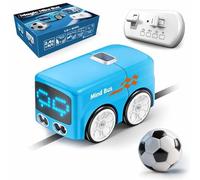 YUNFAN Magic Mini RC Bus,2026 Upgraded Remote Control Sensor Car,Auto-Avoidance Line Trace Magic Car That Follows Drawn,Smart Controlled Toy Bus with Expressions & 4 Play Modes,for Boys & Girls(Bleu)