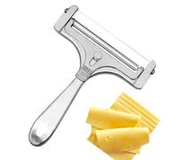 YUNFANG Coupe-fromage en fil métallique | Trancheuse à fromage réglable en acier inoxydable et coupe-cube,Trancheuse épaisse et fine, rasoir à fromage robuste pour bloc de fromage