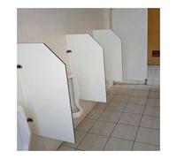 YUNFANOZ Cloison de Toilette Paroi De SéParation D'Urinoir, for Les espaces publics, Les Bureaux et Autres lieux(4 Pcs)